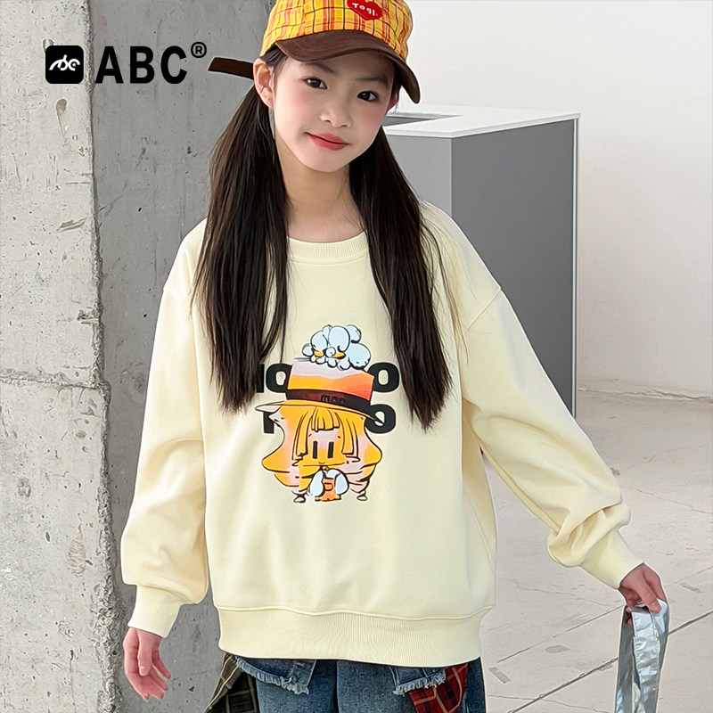 ABC女童春秋卫衣中大童打底衫