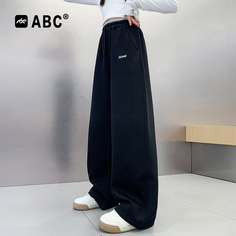 ABC女童春秋裤子2025新款6-12岁