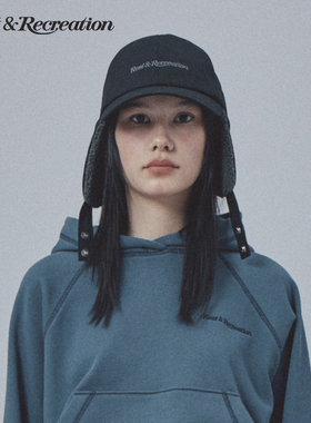 【明星同款】RestandRecreation2025RR羊羔绒护耳logo刺绣棒球帽