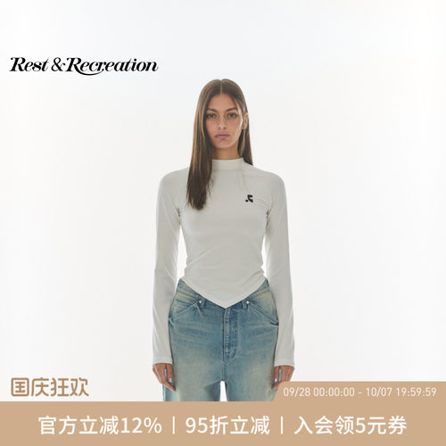 RestandRecreation尖角长袖T恤女
