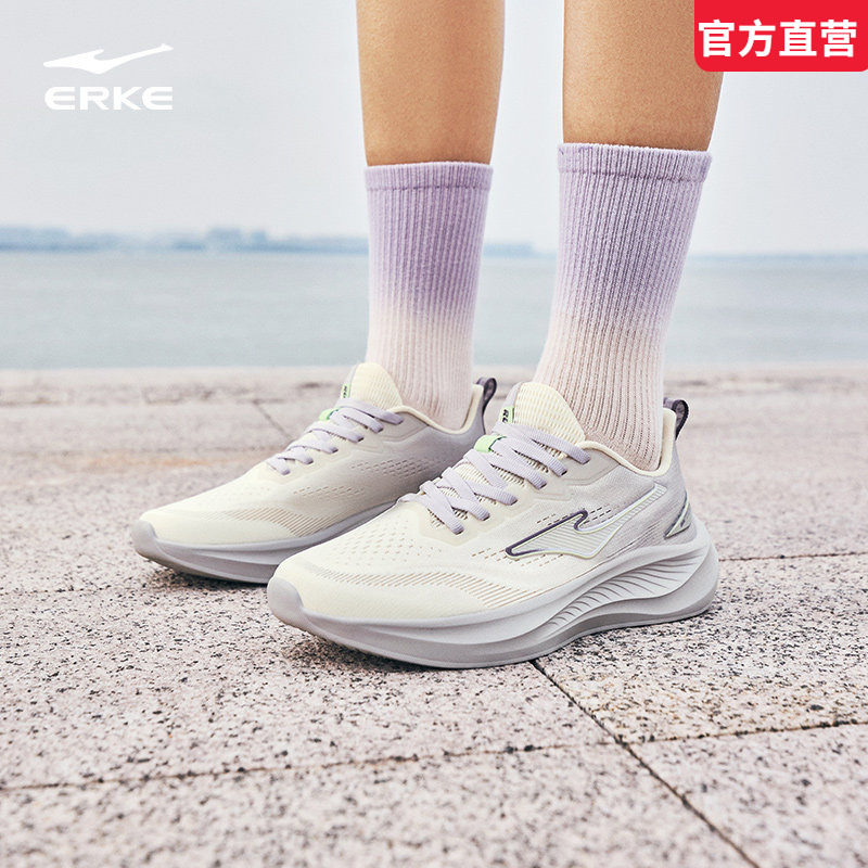 羽腾鸿星尔克运动鞋女鞋2026夏季新款网面透气减震超轻专业跑步鞋