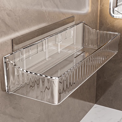 卫生间壁挂洗漱台化妆品收纳架子