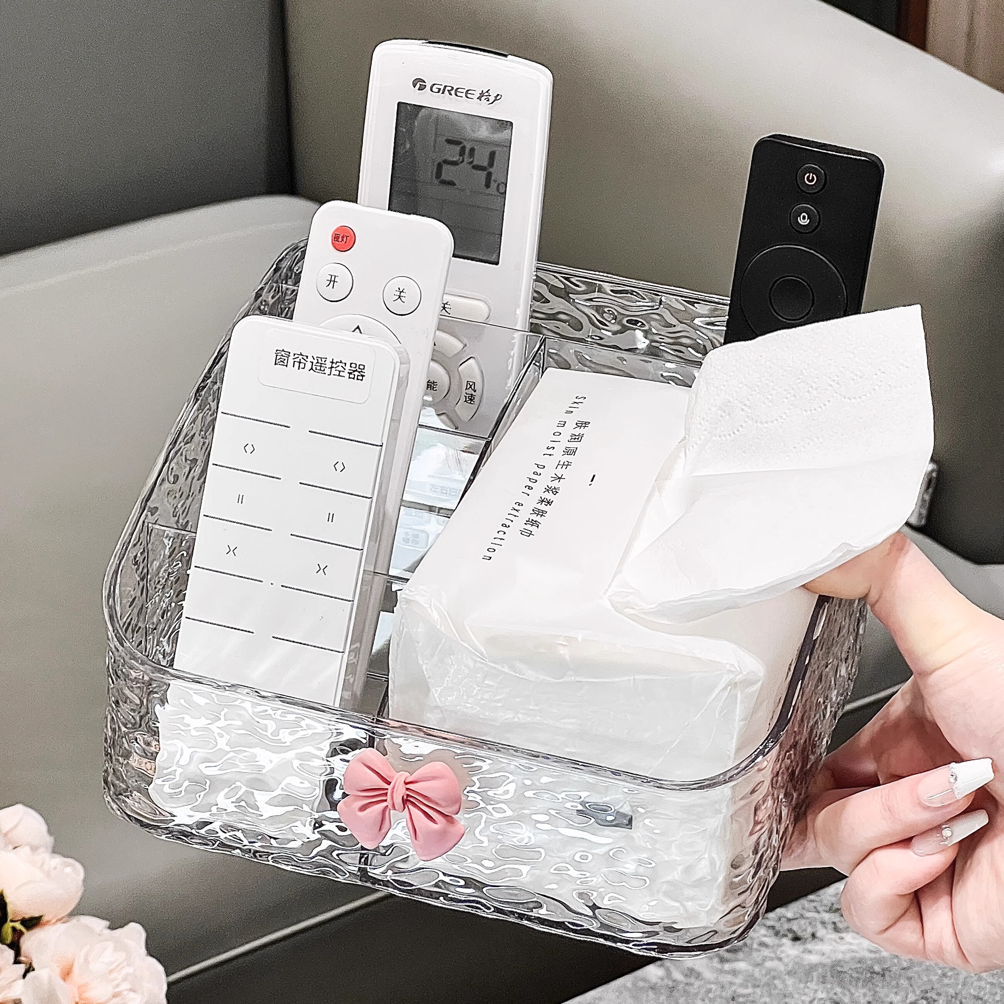 客厅神器多功能遥控器收纳盒登场