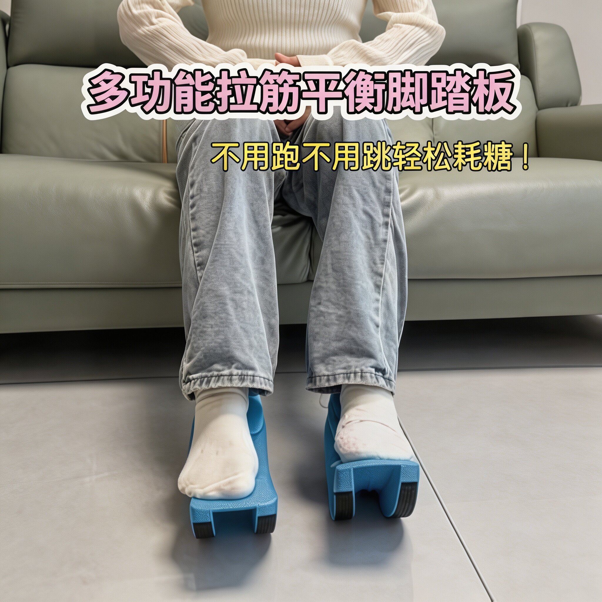 比目鱼肌训练器踩踏板拉伸拉锻炼