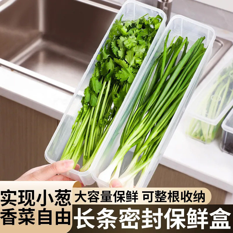 葱香菜保鲜盒食品级收纳冰箱专用