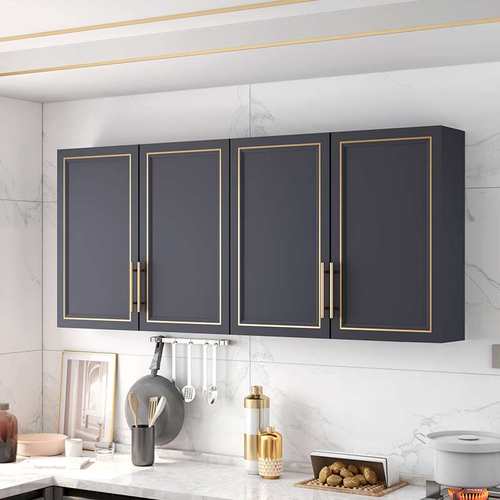 轻奢吊柜墙壁柜顶柜厨房卧室卫生间收纳柜壁挂式阳台储物柜挂墙上