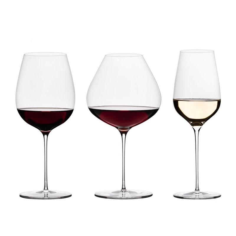 sy平替超薄勃艮第杯红酒杯水晶C杯葡萄酒杯手工吹制水晶高脚杯