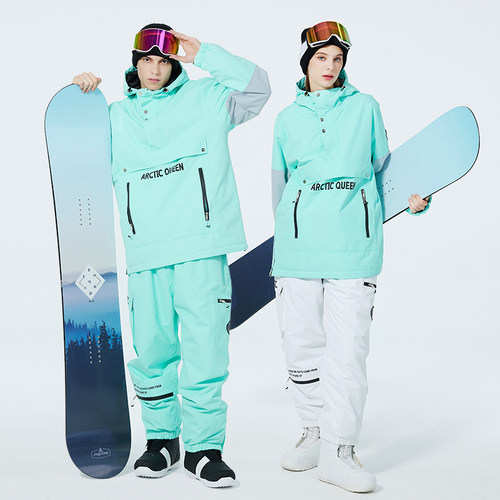 滑雪服男女c帽衫套装冬季户外防风防水保暖单板双板滑雪服衣裤套