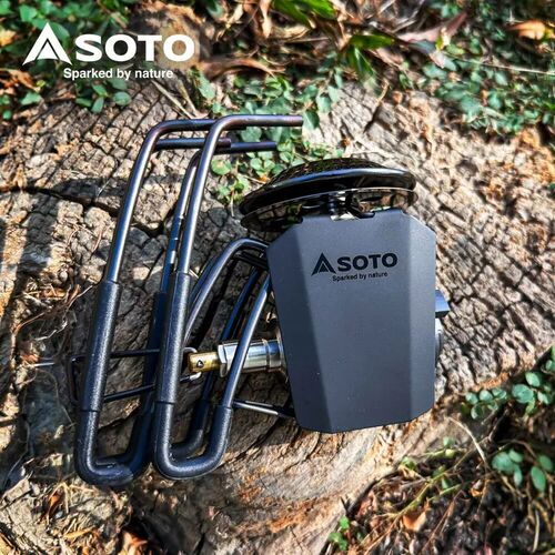 SOTO ST-340迷你黑蜘蛛炉 低温次世代K气炉户外露营登山便携大火