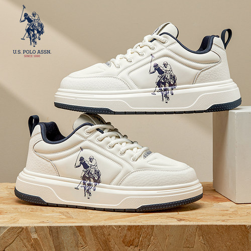 U.S.POLO.ASSN复古低帮男板鞋