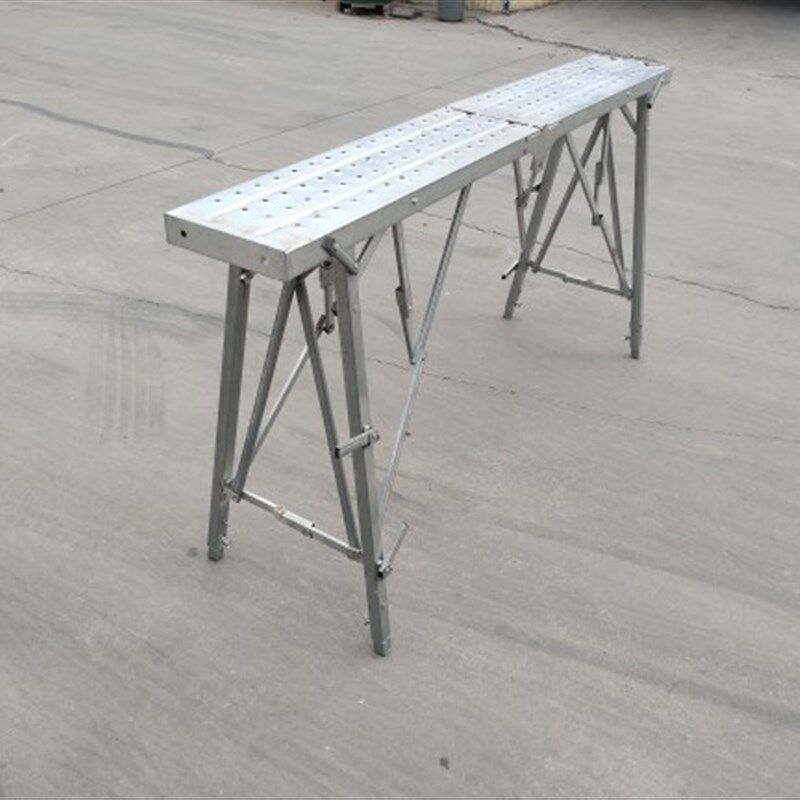 折叠凳子升降加j厚镀锌室内装修刮腻子脚手架加固新型合页百耐登