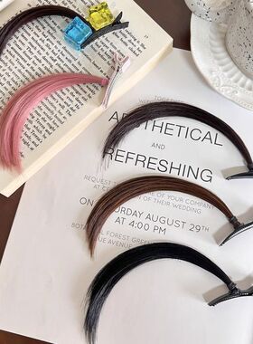 动漫角色扮演侧边假发鸭嘴夹二次元呆毛假发发夹女cosplay小甜妹