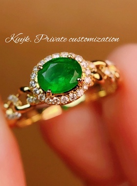 s925纯银法式轻奢链条戒指