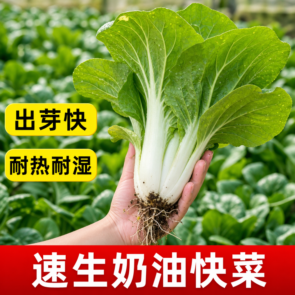 四季奶油小白菜种子20天采收