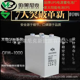 圣阳蓄电GFM 1000C2V1000AH铅酸免维护蓄电池船舶太阳能蓄电池