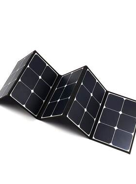 SUNPOWER23%转化率电池片100W太阳能折叠包便携式应急充电器