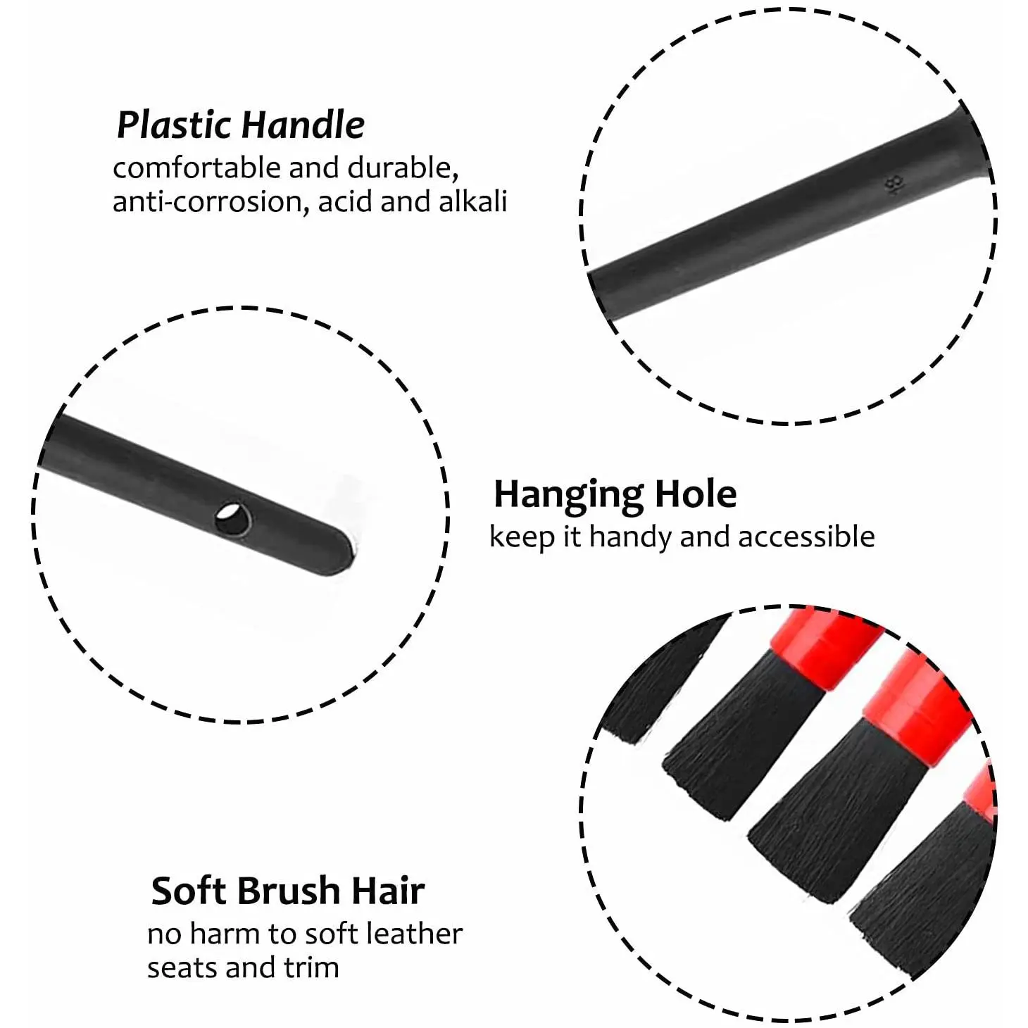 货源汽车 汽车内饰清洗美容12件套细节刷 吸水手套