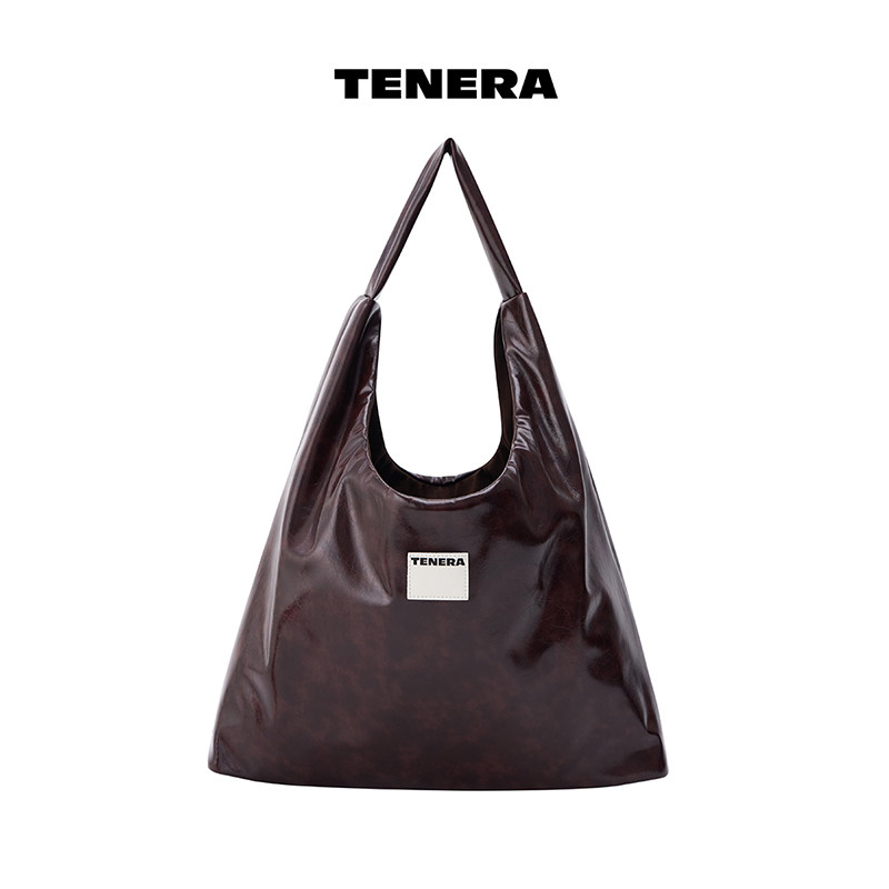 【自播专享】TENERA复古系列HOBO单肩包大号慵懒通勤大容量
