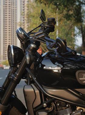 适用春风clc250后照镜CLC450赛科龙re401ra2CU525190ss改装手把镜