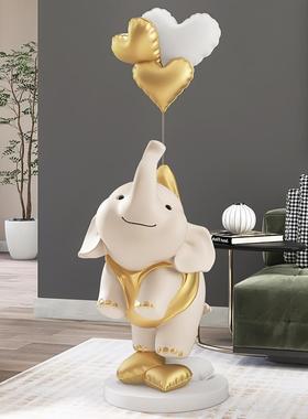 大型大象客厅落地摆件家居饰品电视柜沙发旁高级感乔迁新居礼品