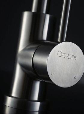 龙头厨房洗菜池龙头75935T厨房冷热水304不锈钢龙头无铅龙头