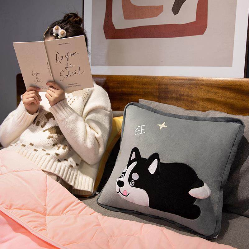 吐司汽车折叠抱枕被子两用靠背枕头办公室午睡毯子二合一车载后排,居家布艺,抱枕被,淘宝优惠券,粉丝福利购,淘宝优惠卷