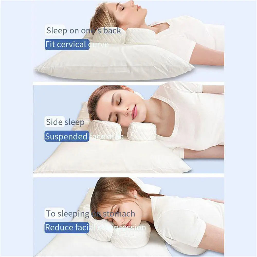 侧睡枕头美容不压脸防皱纹法令纹防颈纹护眼枕护耳朵护肤脸枕
