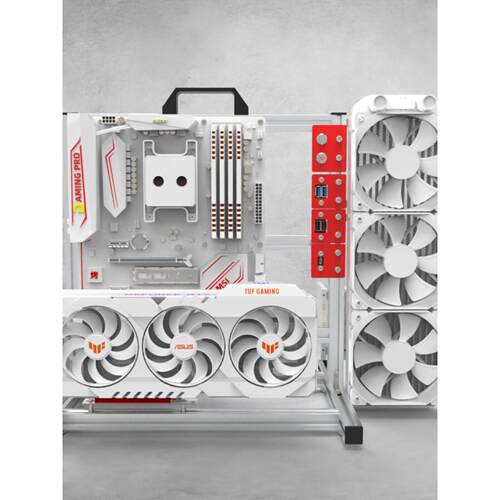 开放式机箱 EATX 电脑机箱 DIY 兼容EATX ATX MATX ITX  双cpu主