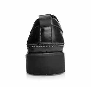 男士厚底圆头潮流英伦N商务正装增高鞋