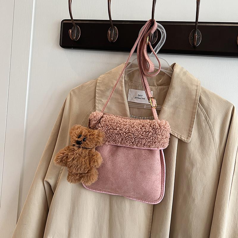 新品ins风复古羊羔毛手机