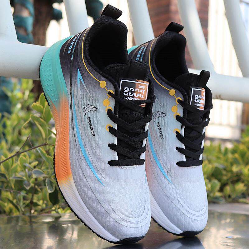 新品2026年新款冰丝网面运动鞋男款夏季透气男鞋时尚减震超轻跑步