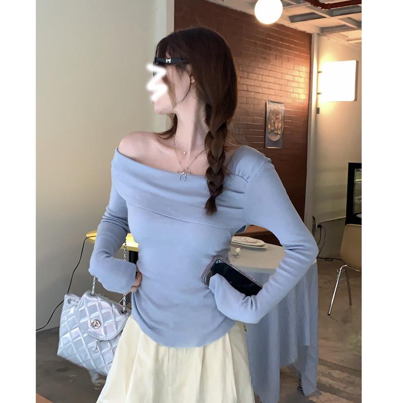 推荐美式纯欲风修身针织衫