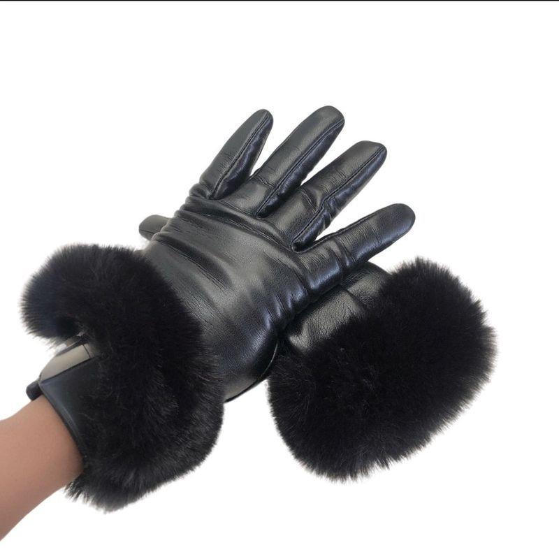 加绒加厚滑雪手套户外骑行