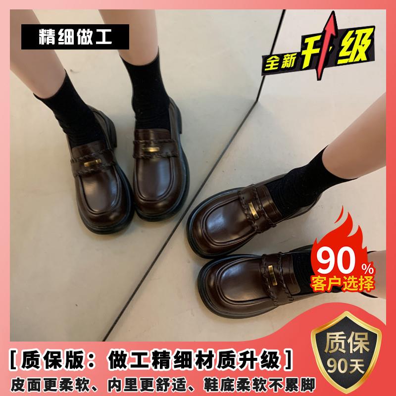 新品英伦风小皮鞋女2026春
