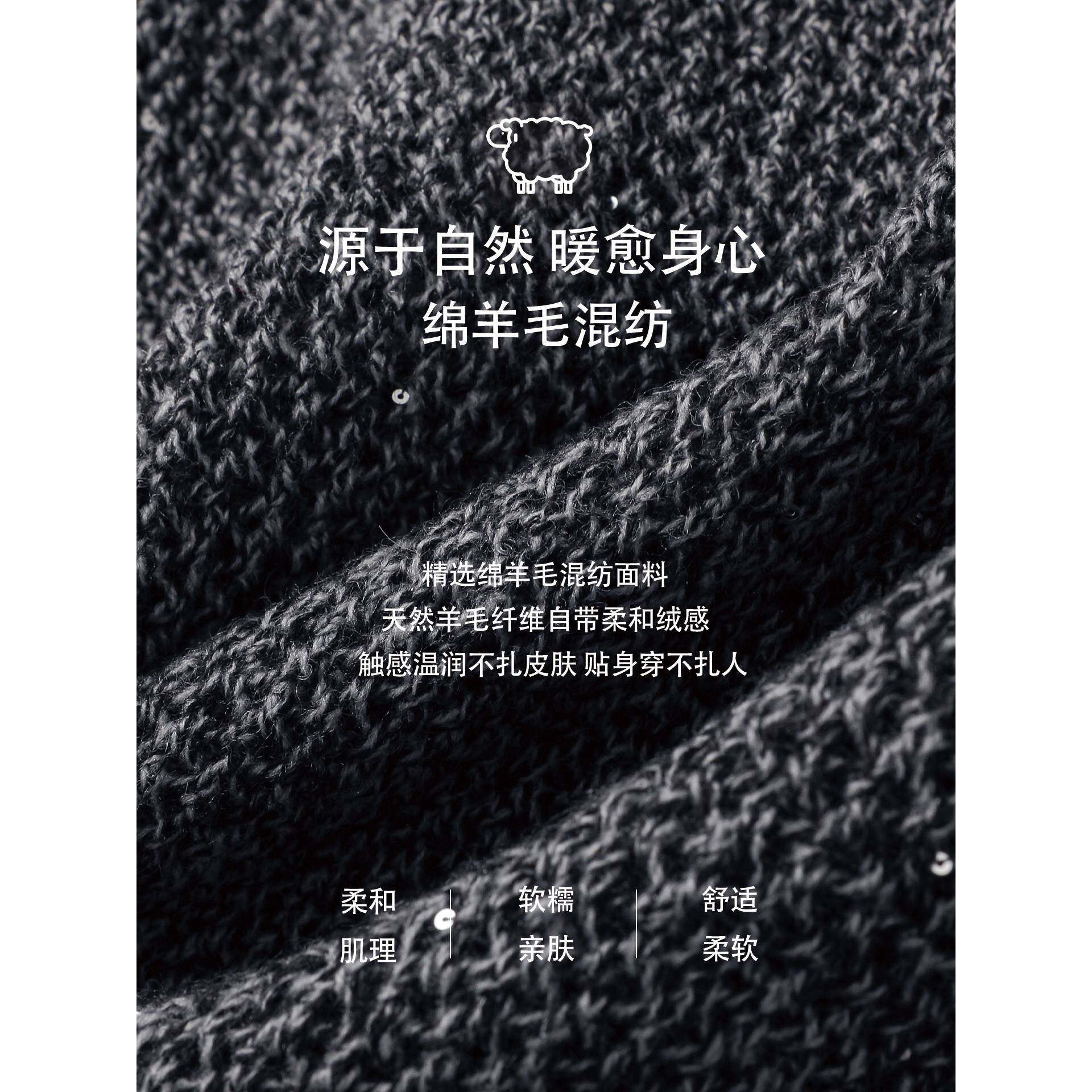 推荐慵懒风一字领花纱针织上衣女秋装2026新款长袖显瘦洋气毛衣打