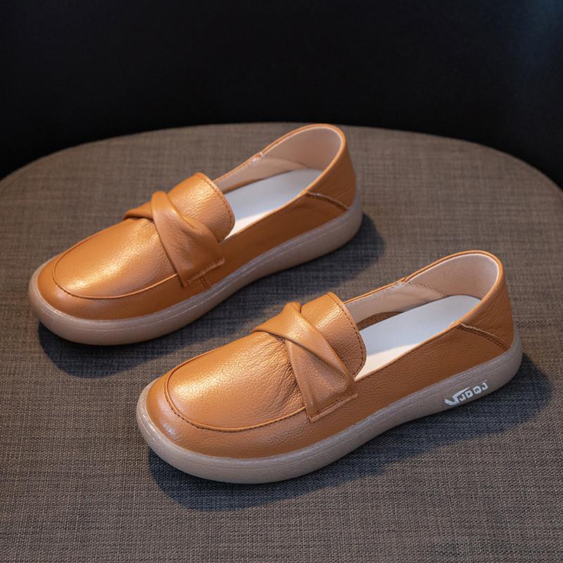 新品头层牛皮小白鞋女真皮