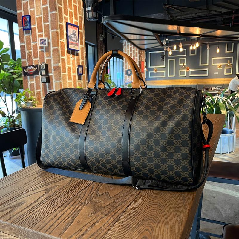 新品2025新款大容量短途旅行包健身包行李袋时尚休闲男女潮流手提