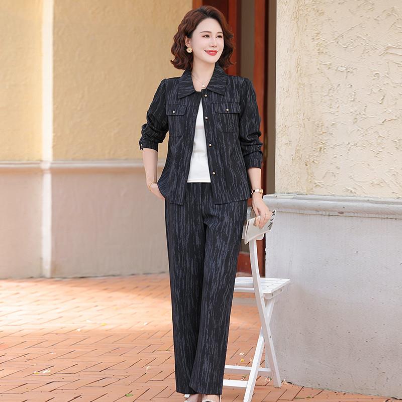 推荐中年妈妈春秋衬衫时尚