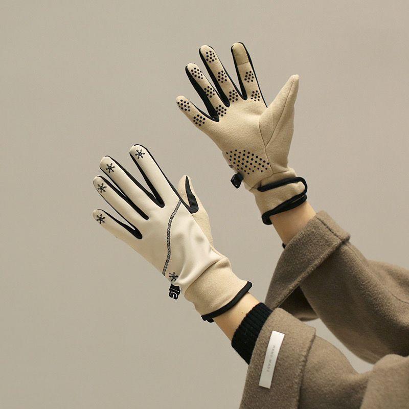 手套男女款户外运动冬季防