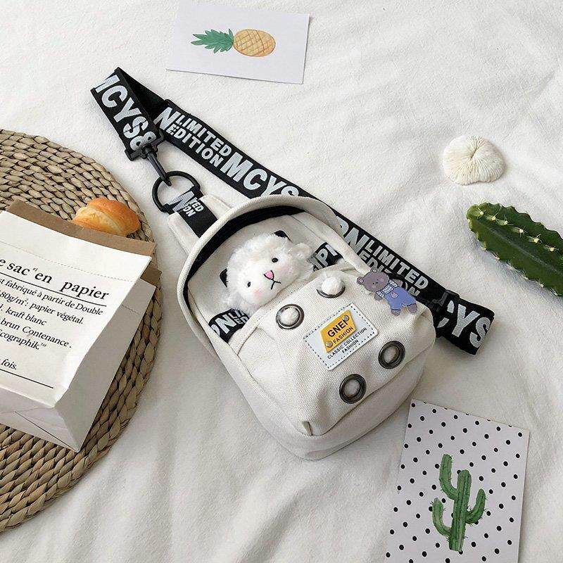 新品儿童包包女孩可爱小挎包女童宝宝单肩斜挎包2025新款帆布卡通