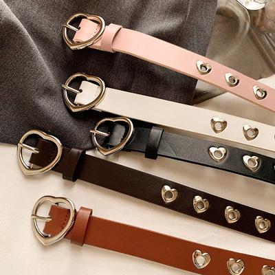 粉色爱心腰带女设计感小众