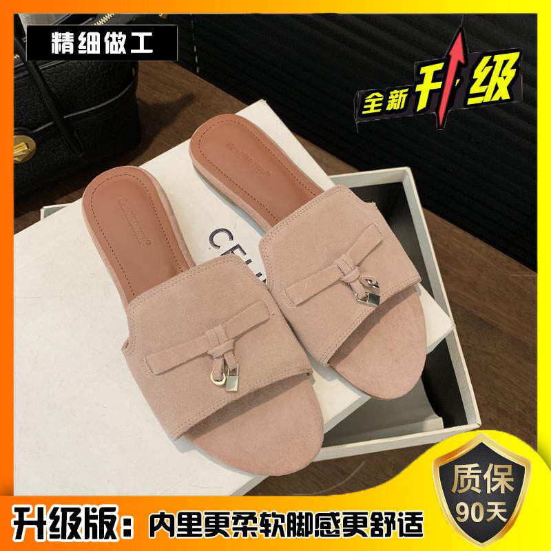 新品吊坠法式凉拖鞋外穿20