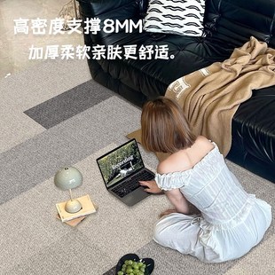 轻奢高级感卧室地垫A大面积全铺室内防滑垫子床边坐 地毯客厅新款
