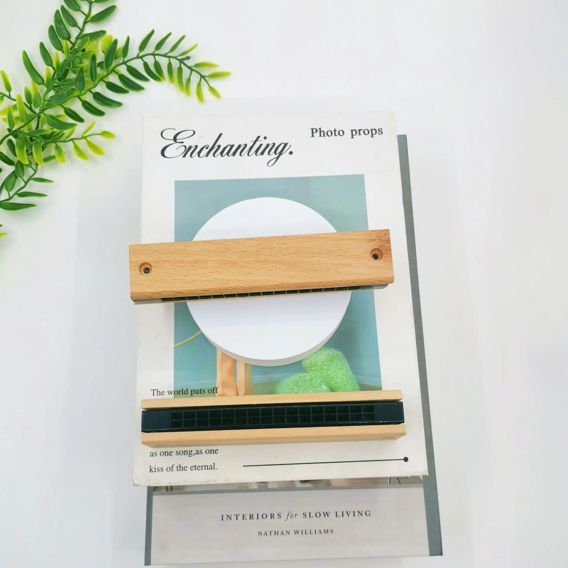 木制小口琴 榉木少儿口琴双排32孔桦木松木制口琴工厂