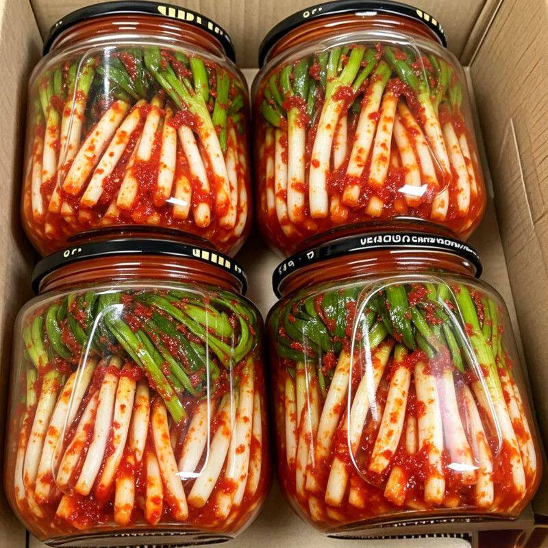 小葱泡菜朝鲜族香葱泡菜韩式风味小葱泡菜拌葱下发菜小葱干豆角