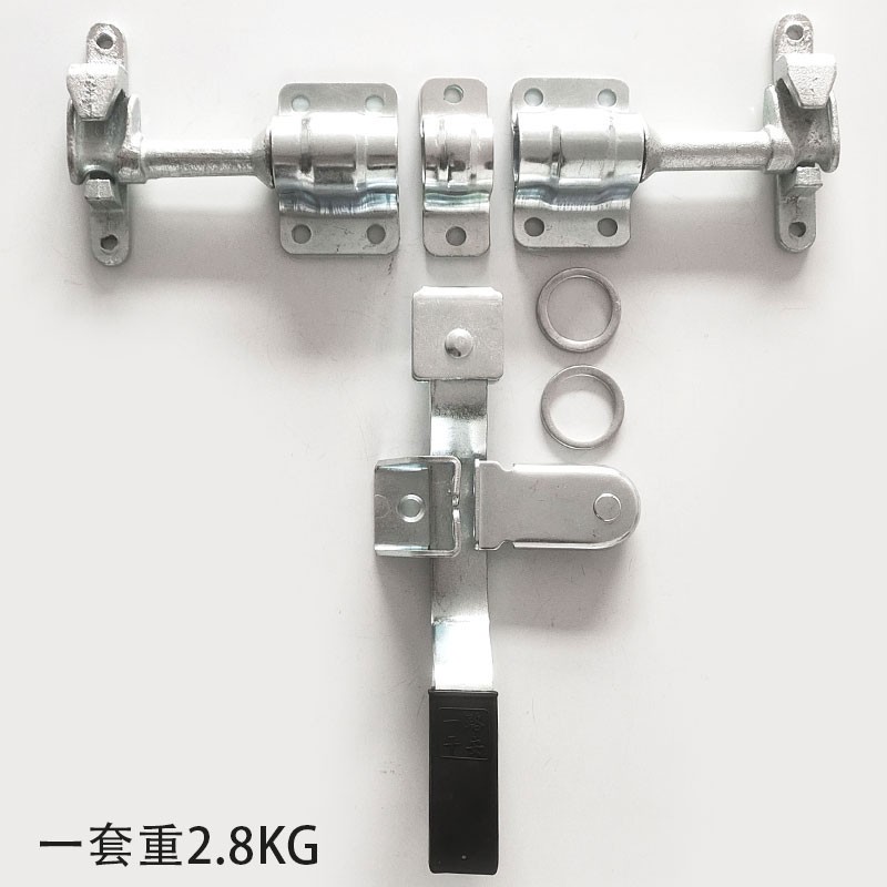 集装箱铸钢门锁具一寸锁扣厢式货车挂车门拉手锁头锁座后门配件