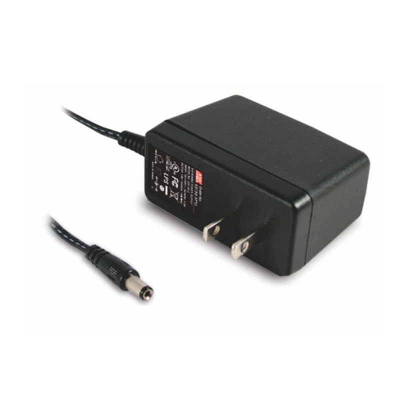 台湾明纬AC-DC电源适配器  GS15U-2P1J  15W 9V 1.66A 全新原装