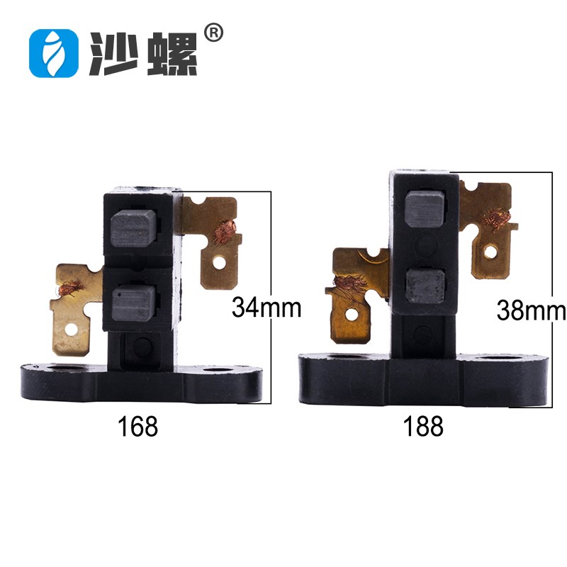 通用汽油发电机168F碳刷2kw5KW6.5kw碳刷188F机组耐磨碳刷架总成