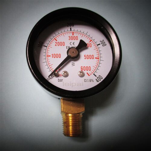 40mm-42mm 压力表 径向 CE EN837-1 压力0-400bar 6000psi y-40