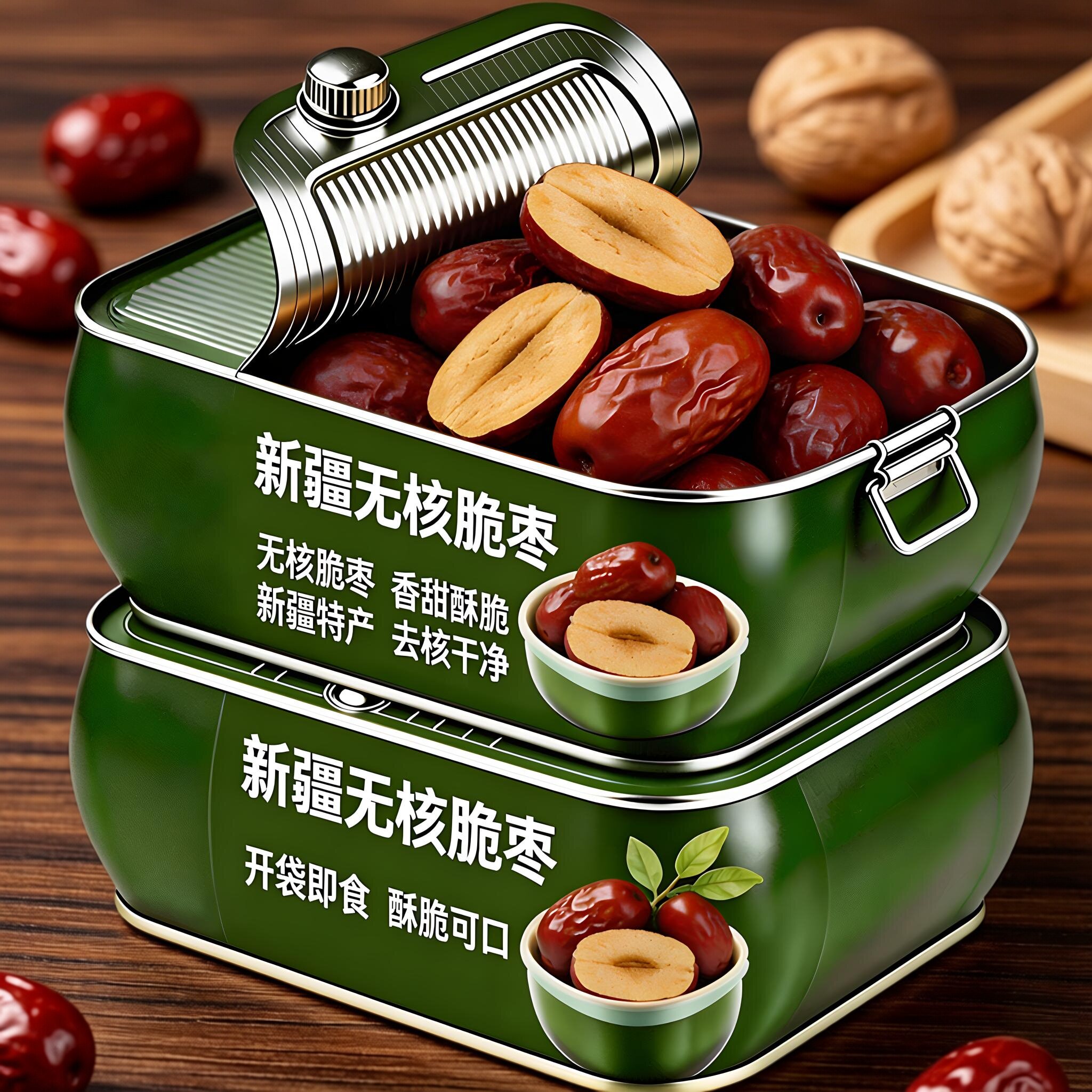 红枣脆特级新疆特产正品官方旗舰店去核香酥脆枣独立包装开袋即食
